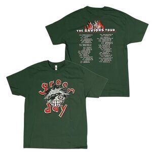Green Day The Saviors Tour 2024 Double Sided Official Merch T-Shirt XXL